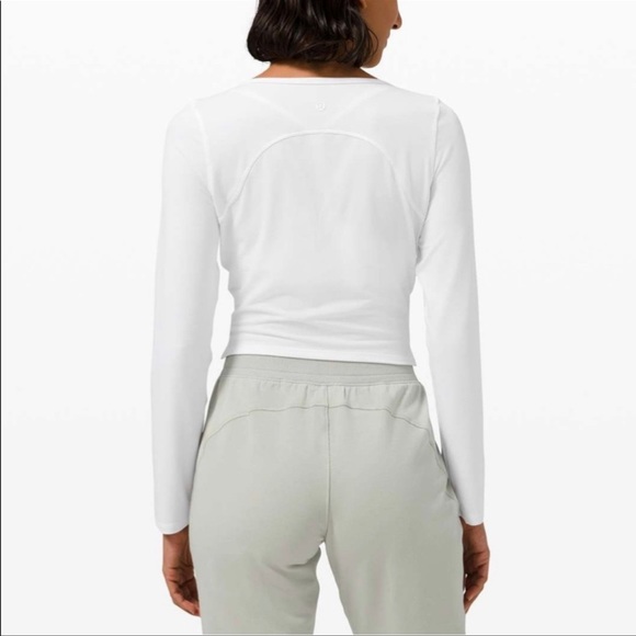 Lululemon Cropped Henley LS - Picture 6 of 7